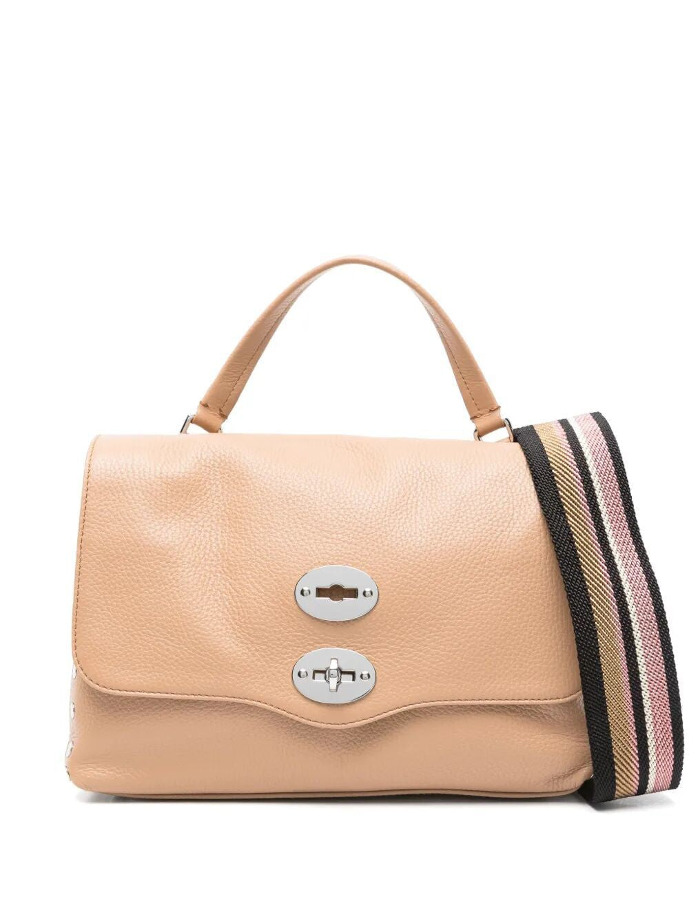 ZANELLATO Mini Tumbled Leather Handbag
