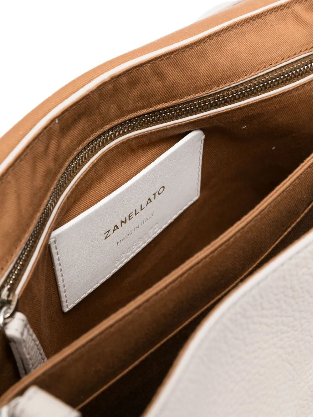 ZANELLATO Mini Hammered Leather Postman Handbag