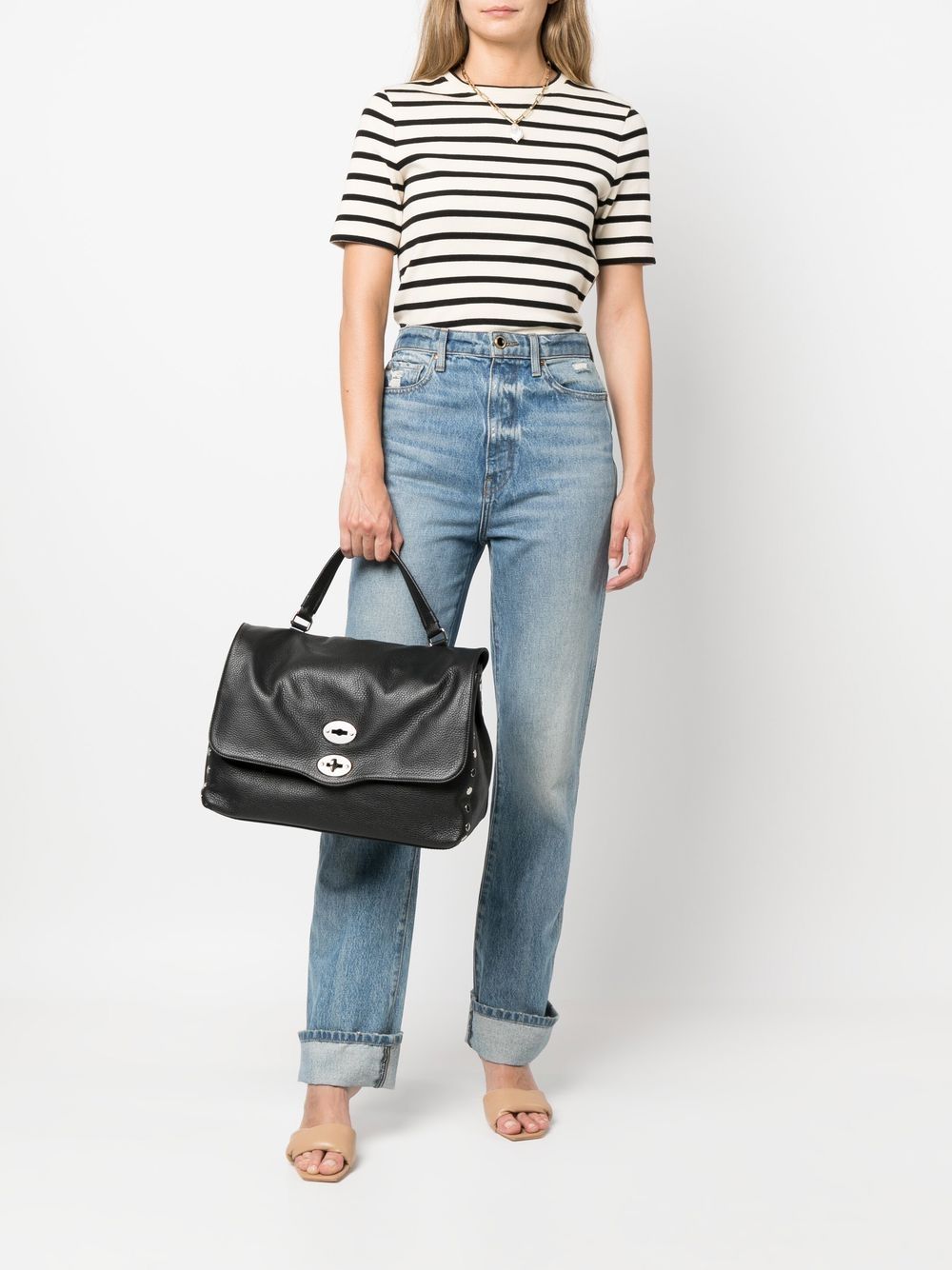 ZANELLATO Postman Medium Leather Handbag