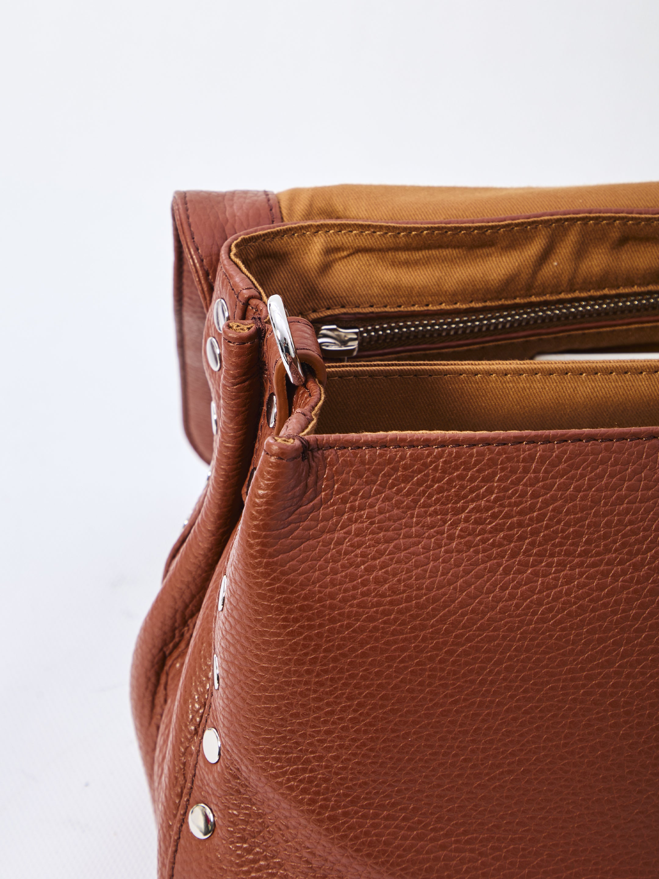 ZANELLATO Mini Postman Handbag - 30.5 x 15 x 19 cm