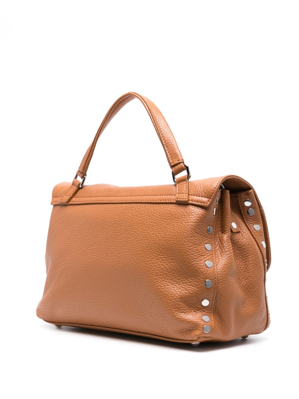 ZANELLATO Mini Studded Handbag with Foldover Top