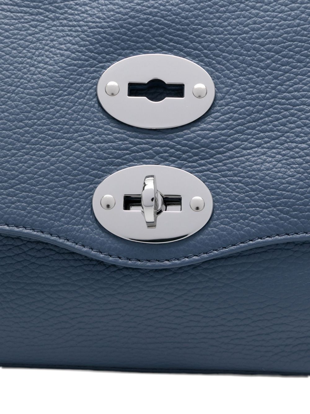 ZANELLATO Mini Leather Handbag with Stud Embellishments