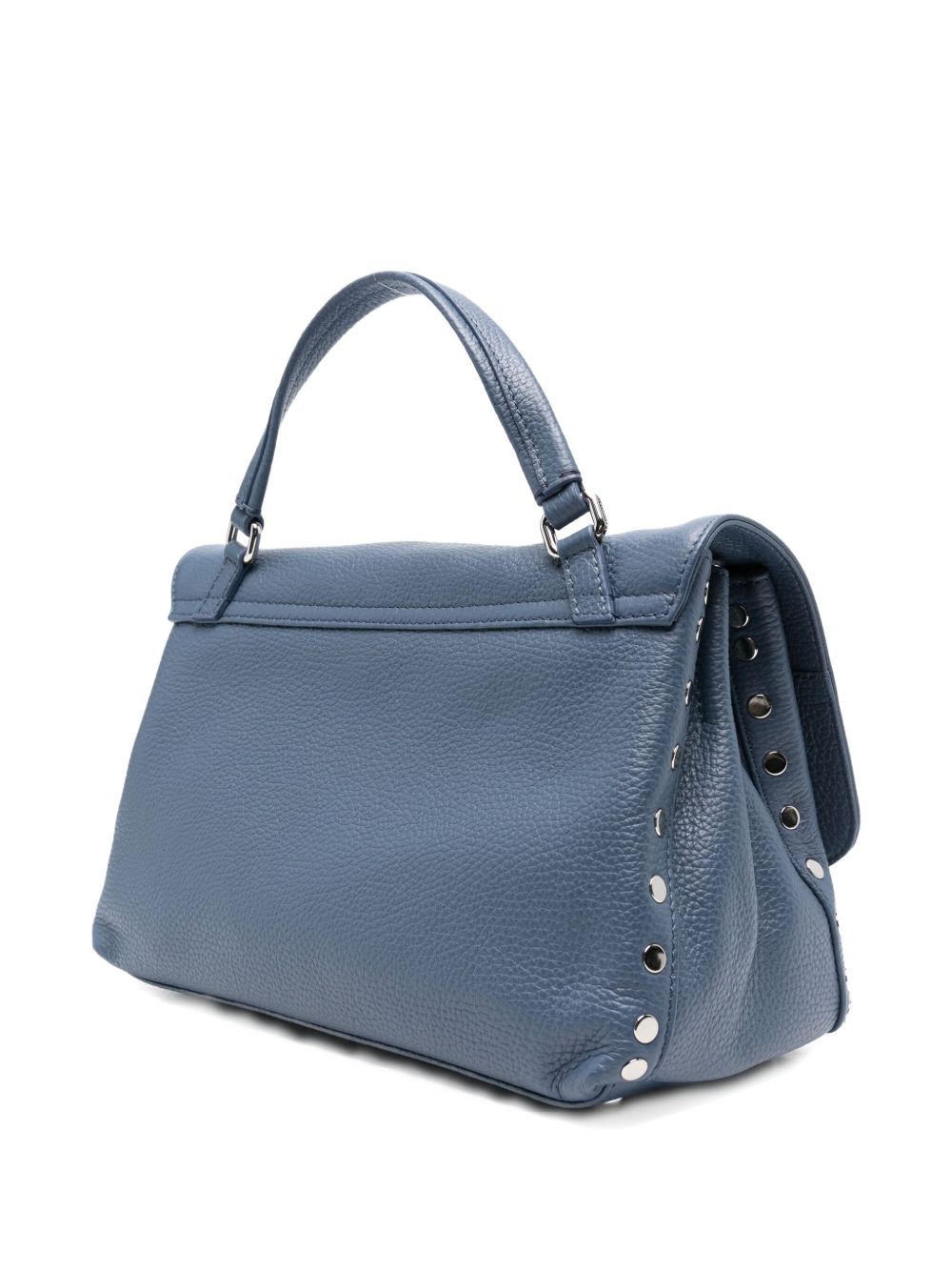 ZANELLATO Mini Leather Handbag with Stud Embellishments