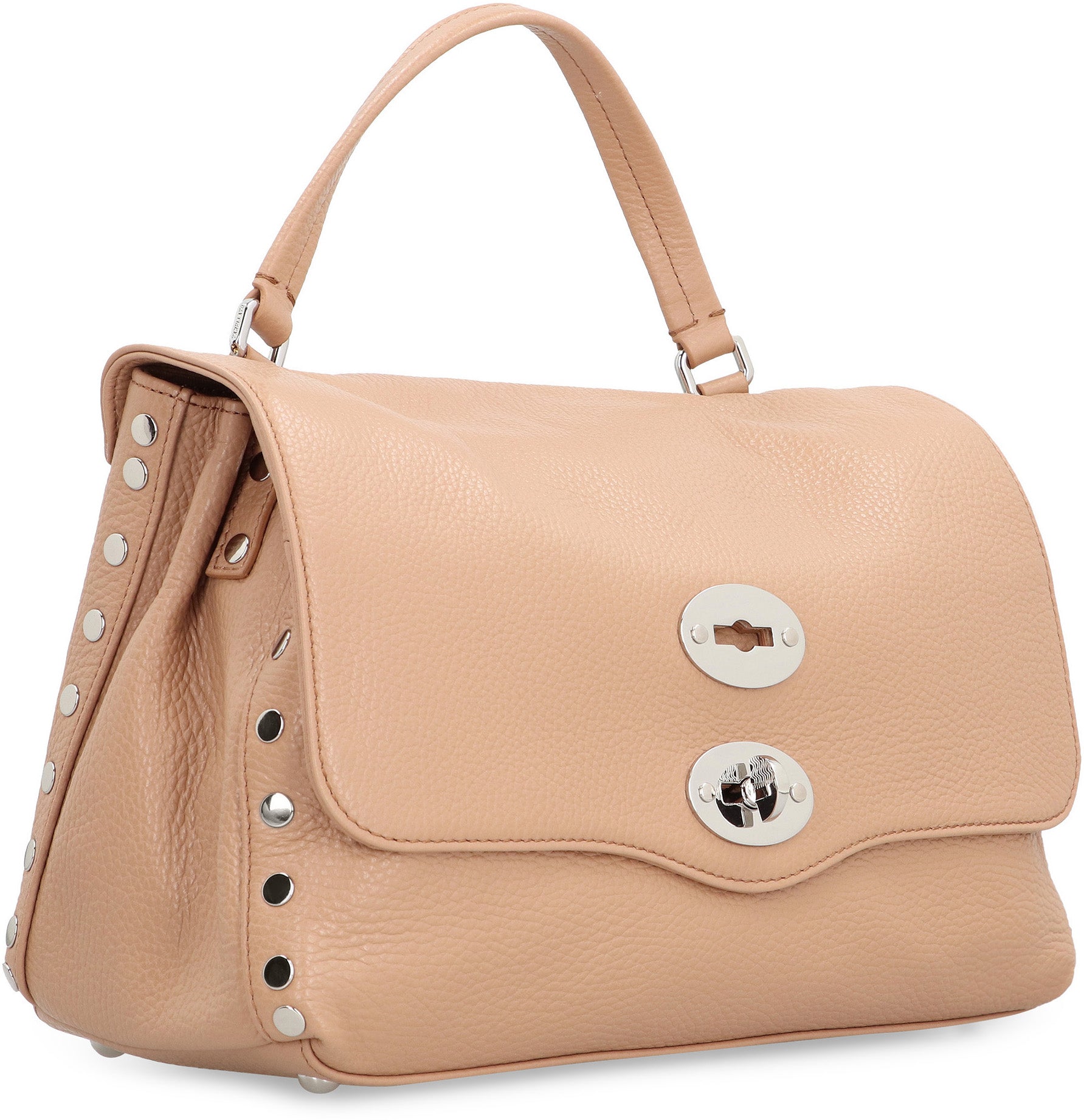 ZANELLATO Mini Leather Handbag with Decorative Studs