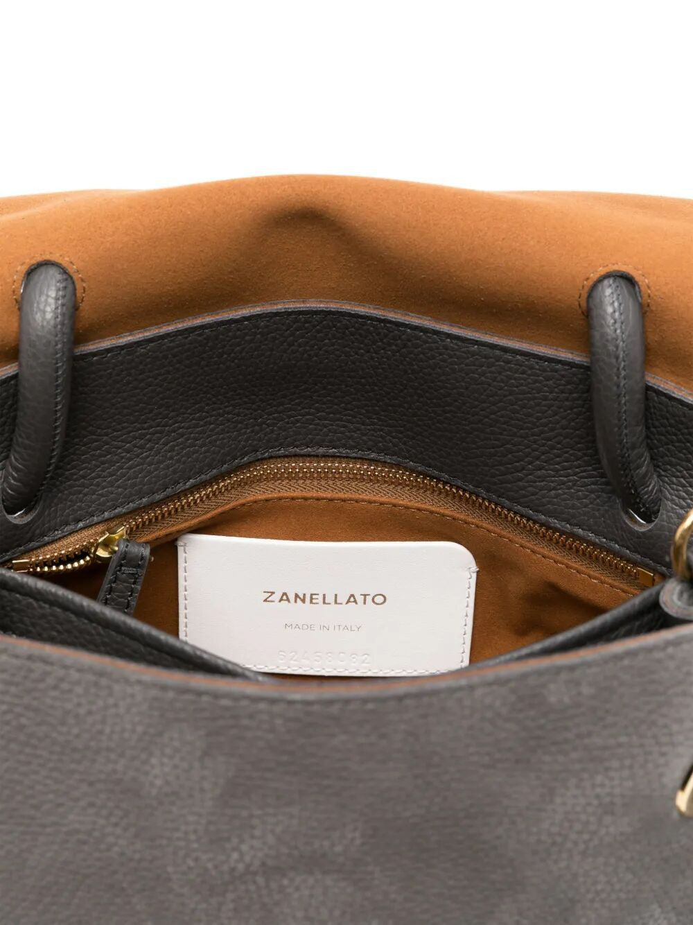 ZANELLATO Mini Suede Crossbody Handbag