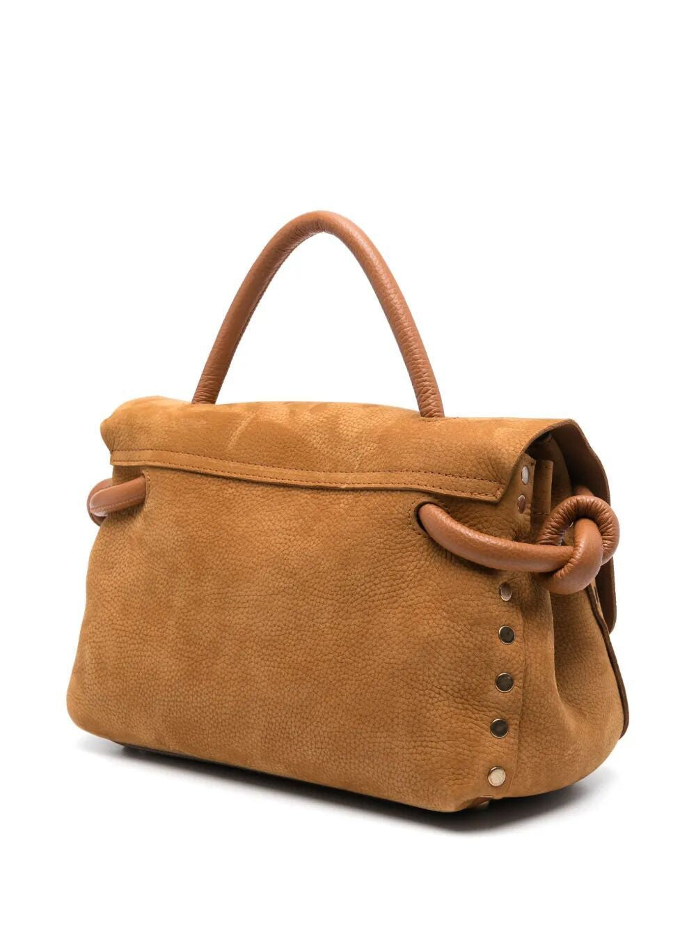 ZANELLATO Postman Mini Suede Handbag