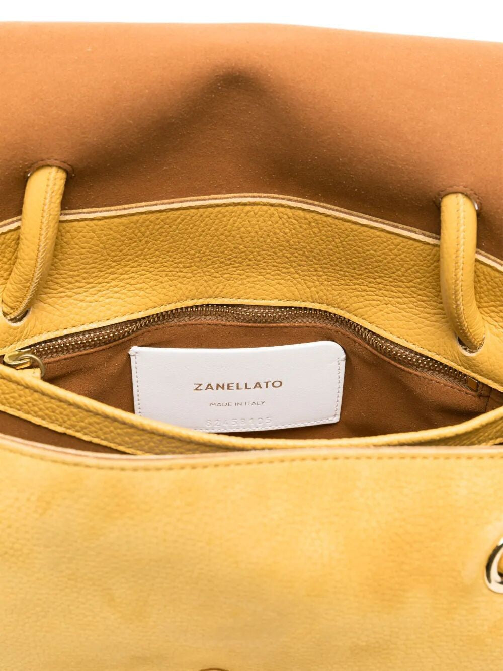 ZANELLATO Mini Suede Crossbody Handbag