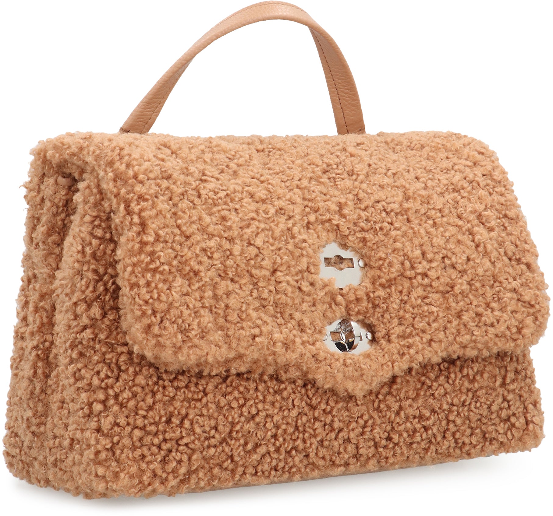 ZANELLATO Postman Mini Handbag - Chic Faux Fur Elegance