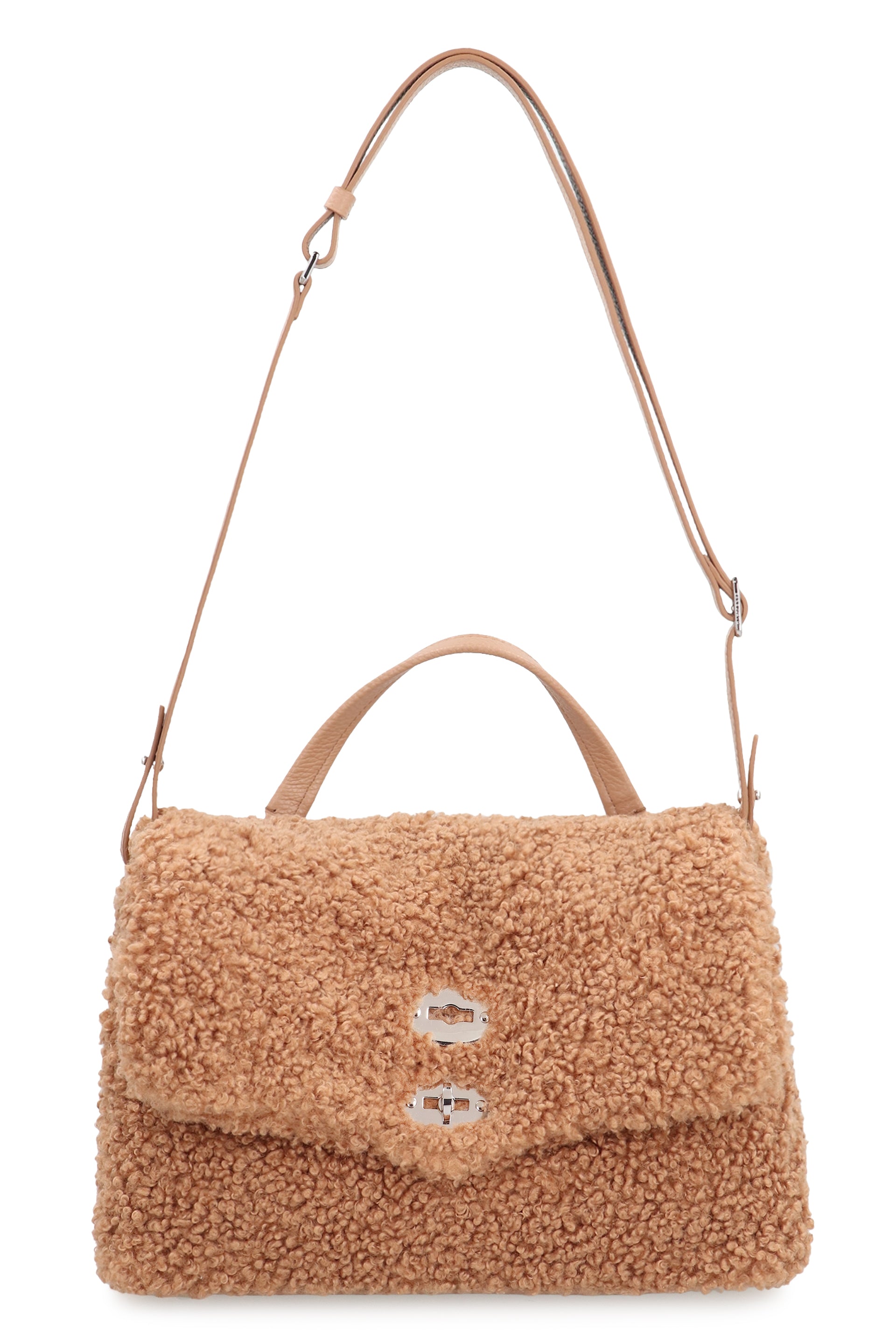 ZANELLATO Postman Mini Handbag - Chic Faux Fur Elegance