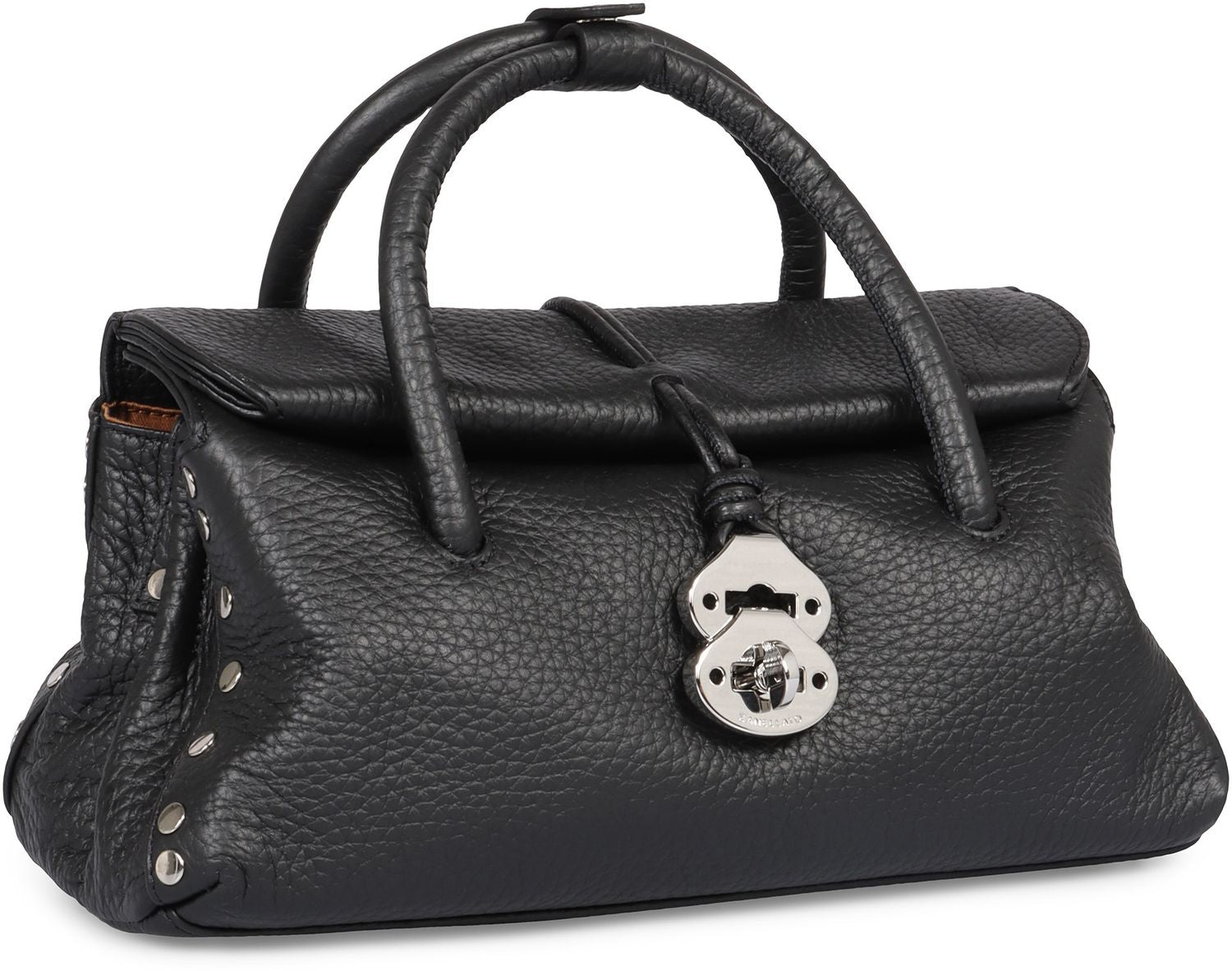 ZANELLATO Stylish Grainy Leather Handbag - 32.5 CM