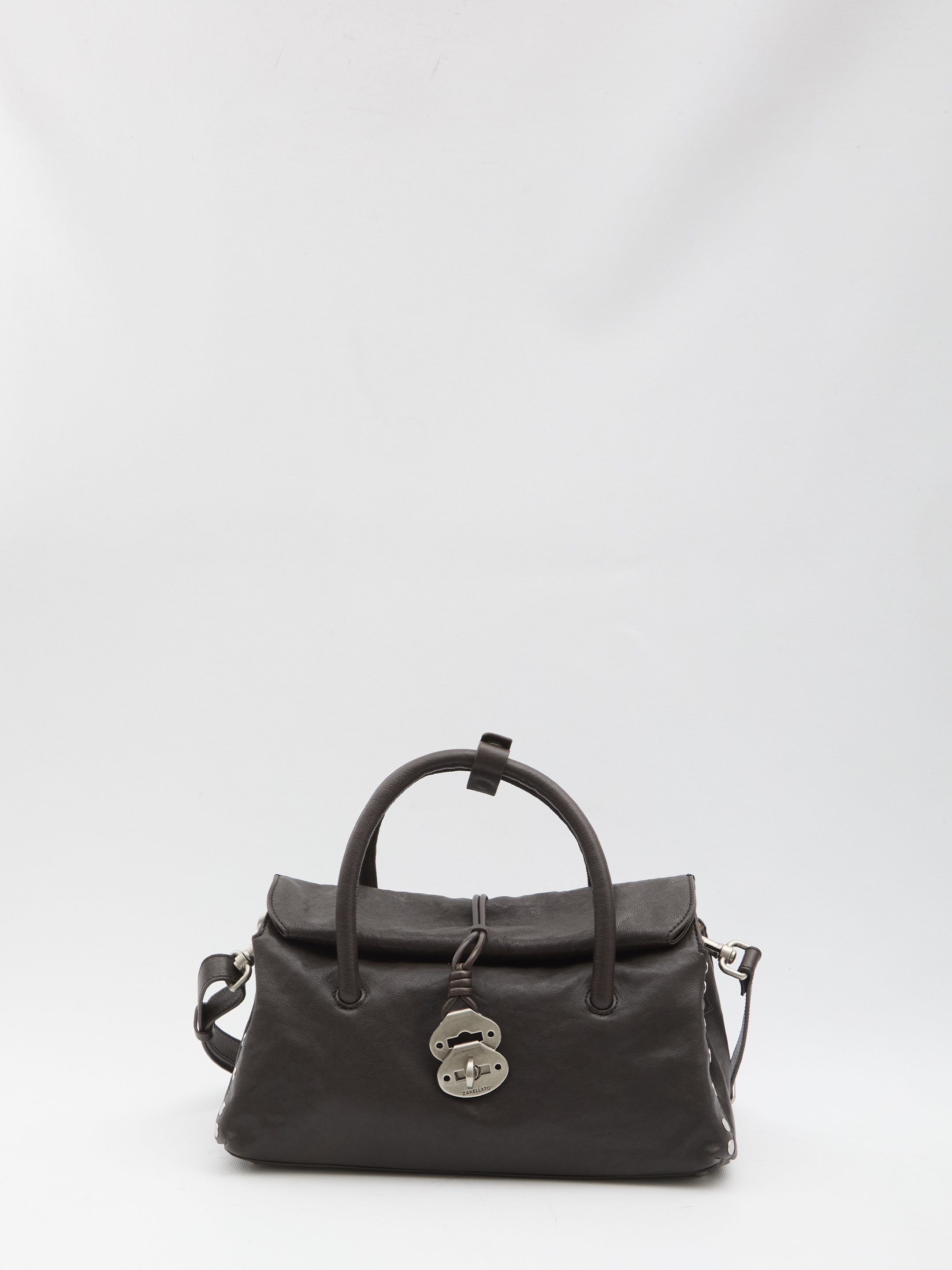 ZANELLATO Mini Handbag with Removable Shoulder Strap - 33 X 16 X 15 CM