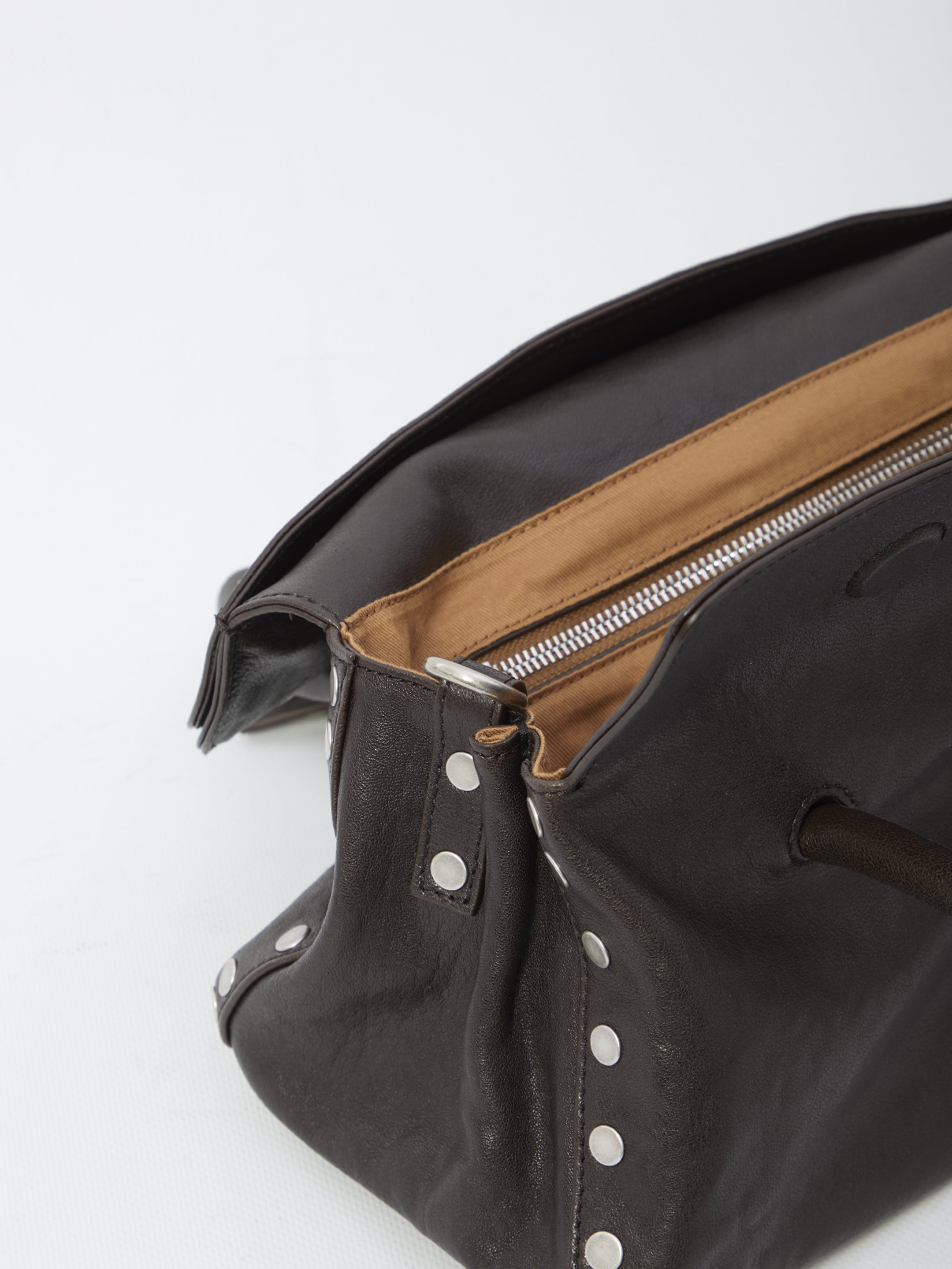 ZANELLATO Mini Handbag with Removable Shoulder Strap - 33 X 16 X 15 CM