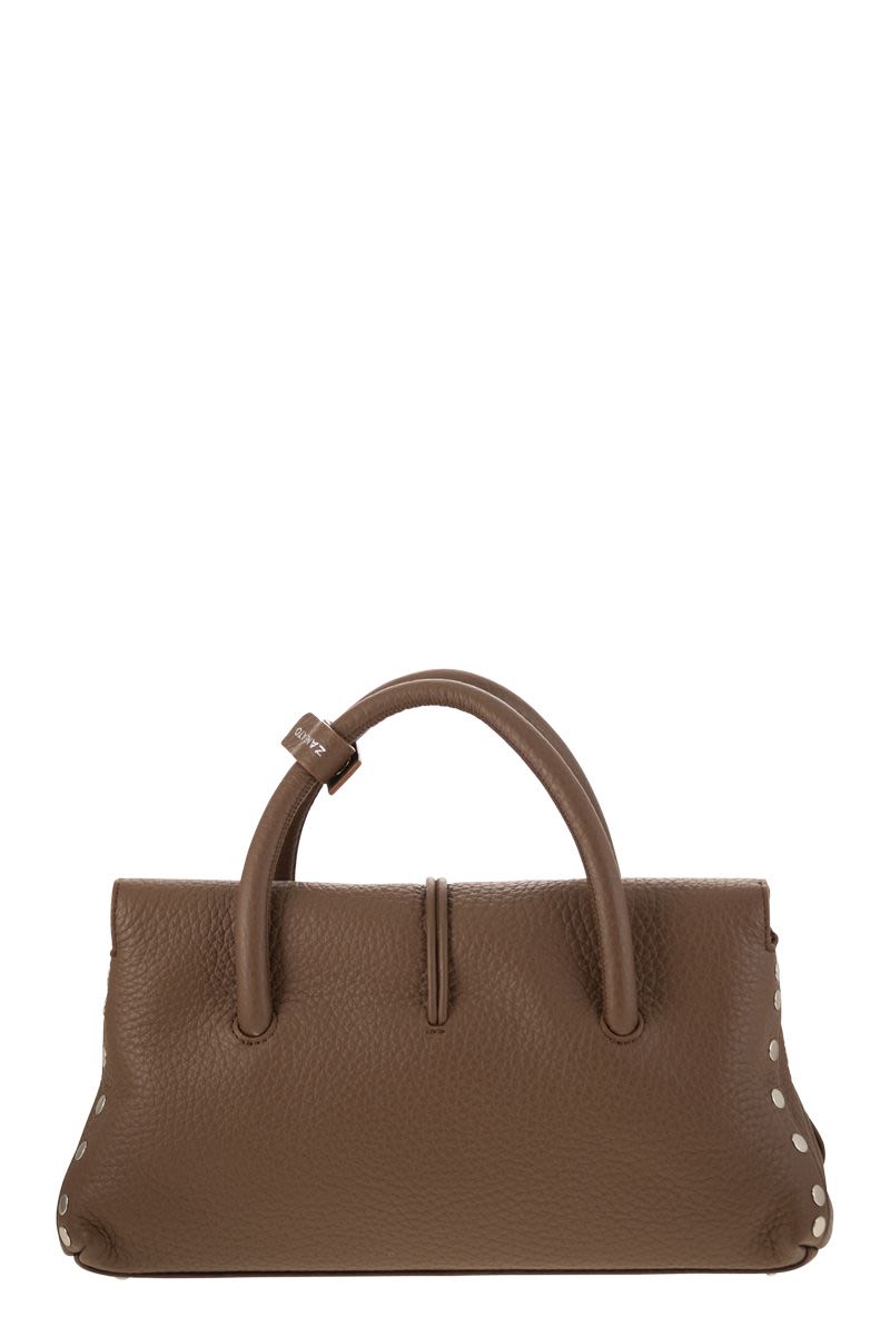ZANELLATO Mini Grained Leather Handbag