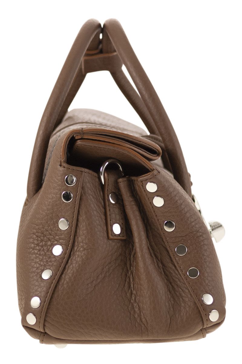 ZANELLATO Mini Grained Leather Handbag
