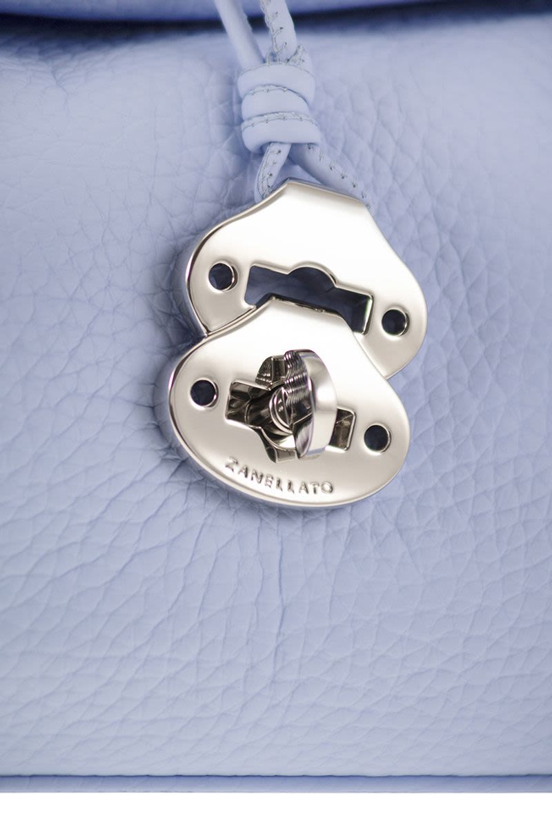 ZANELLATO Mini Grained Leather Handbag