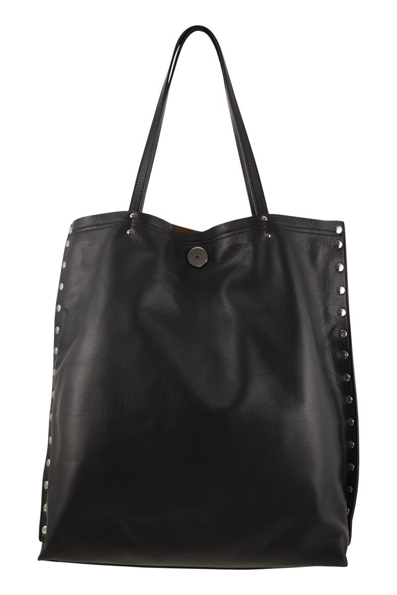 ZANELLATO Leather Handbag M - Transformable Tote for City Strolls