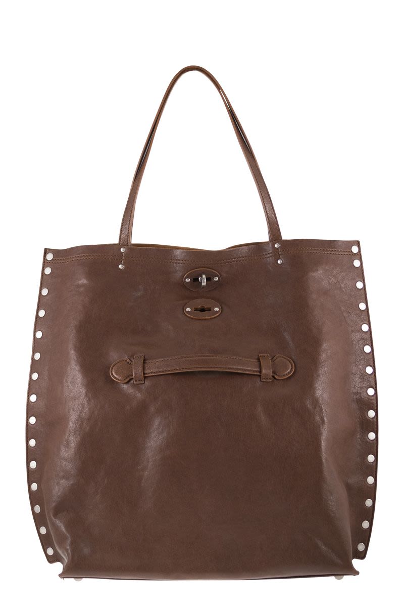 ZANELLATO Transformable Leather Handbag M