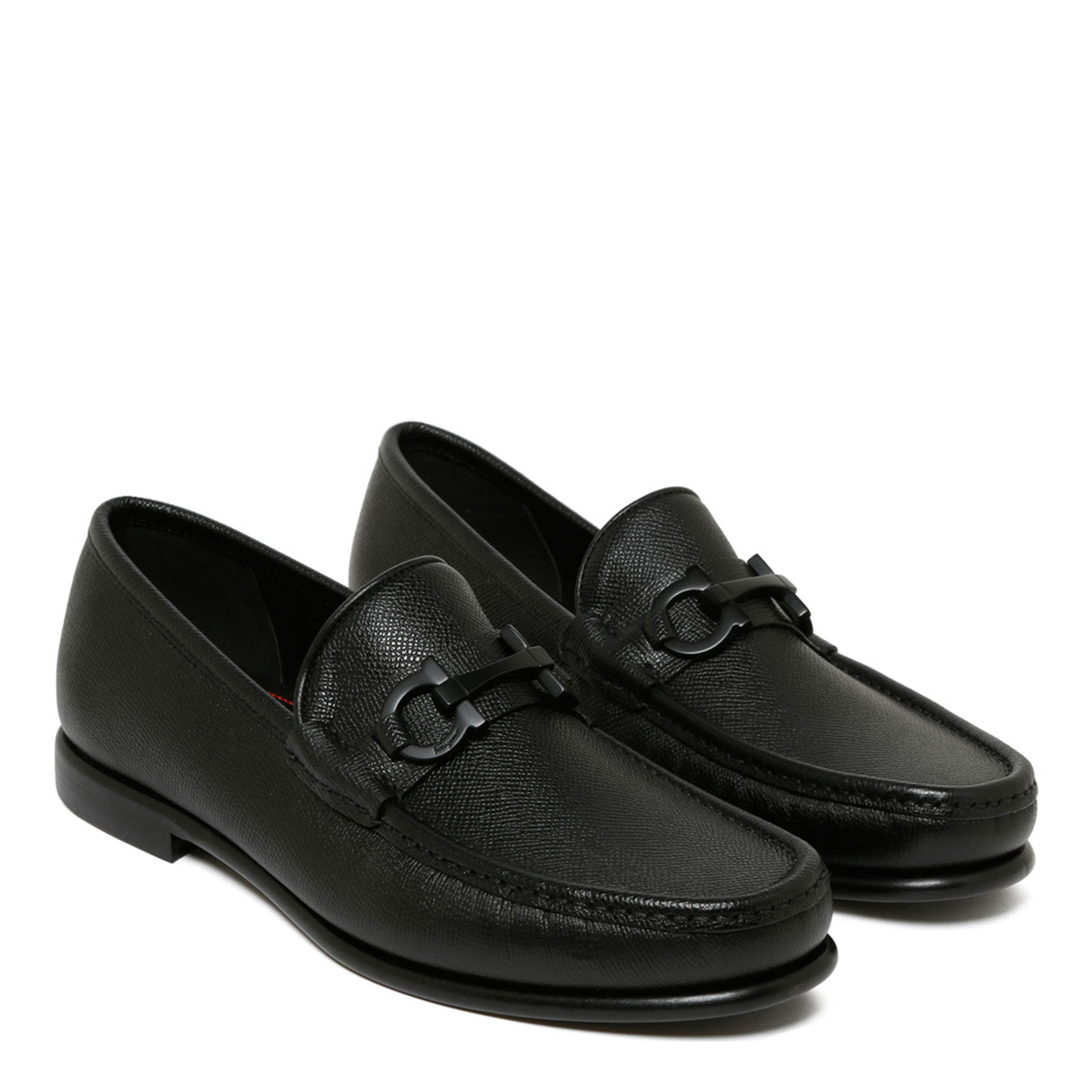 Ferragamo Premium 100% Leather Flat Shoes for Men