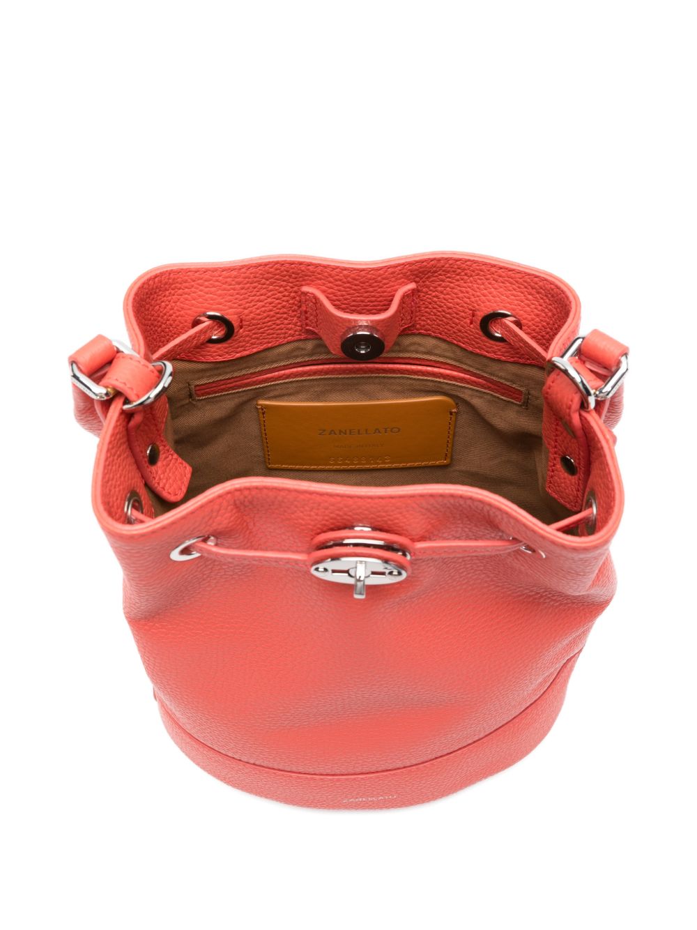 ZANELLATO Mini Daily Leather Bucket Handbag