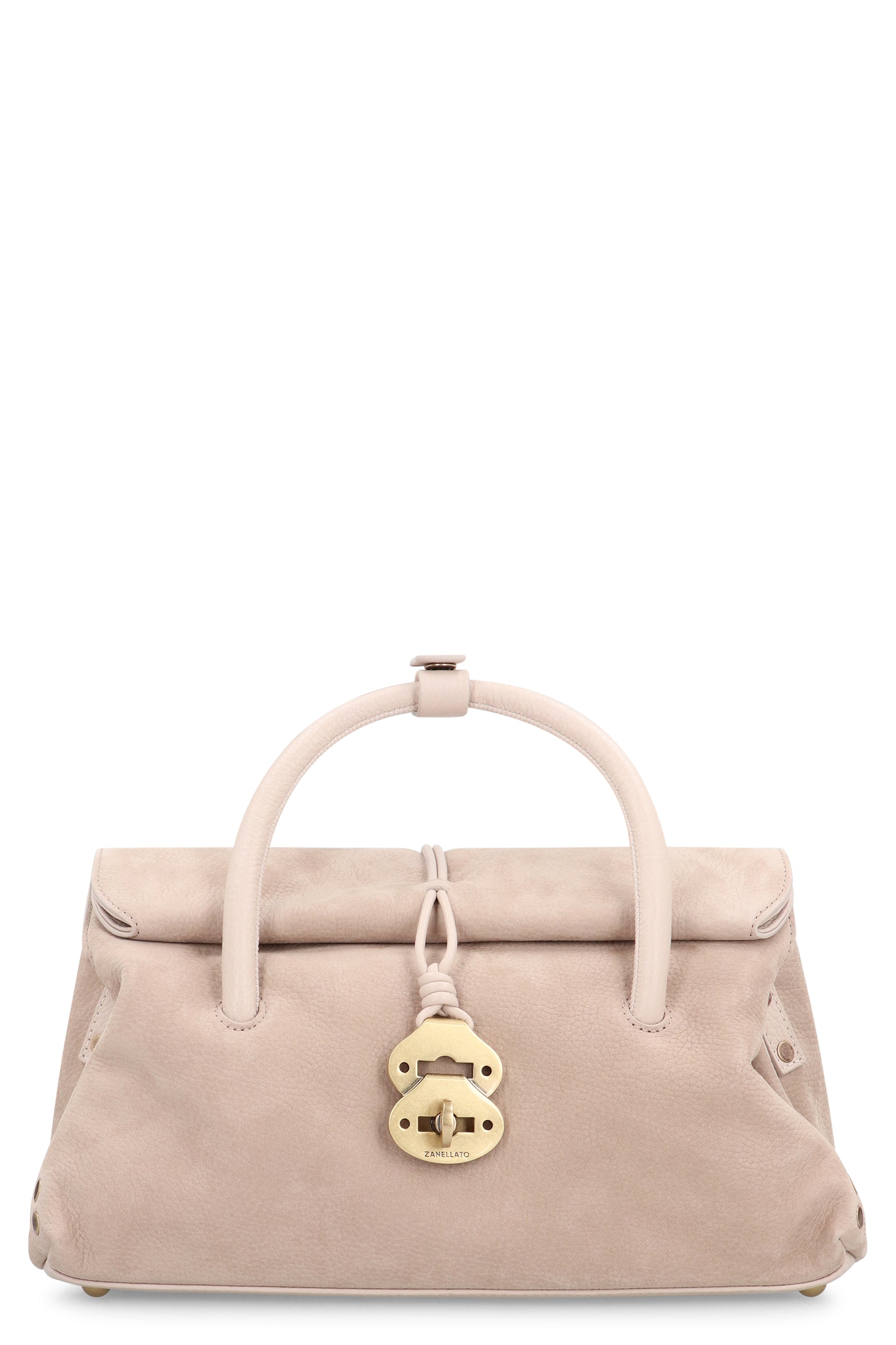 ZANELLATO Fashionable Mini Handbag in Hammered Leather