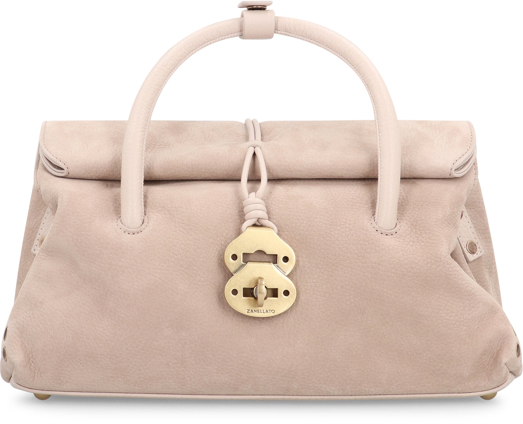 ZANELLATO Fashionable Mini Handbag in Hammered Leather