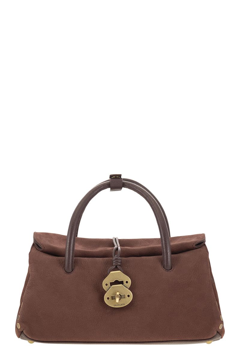 ZANELLATO Mini Supersoft Nubuck Handbag