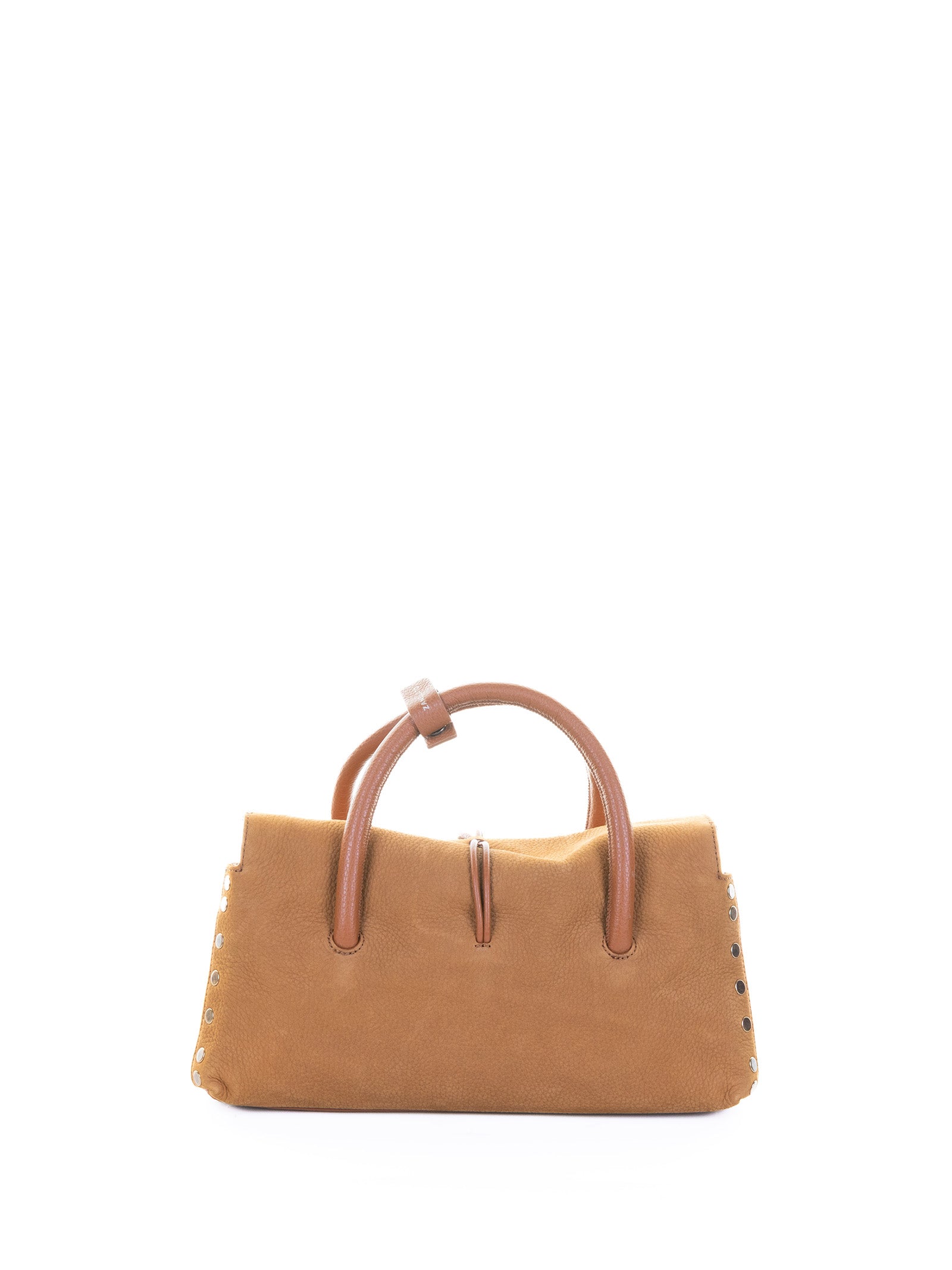 ZANELLATO Dotta Mini Suede Shoulder Handbag