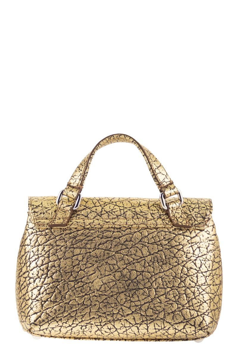 ZANELLATO Mini Laminated Leather Handbag