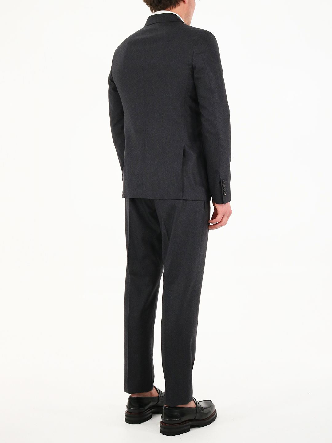 TONELLO Tailored Wool Flannel Suit - Size 50