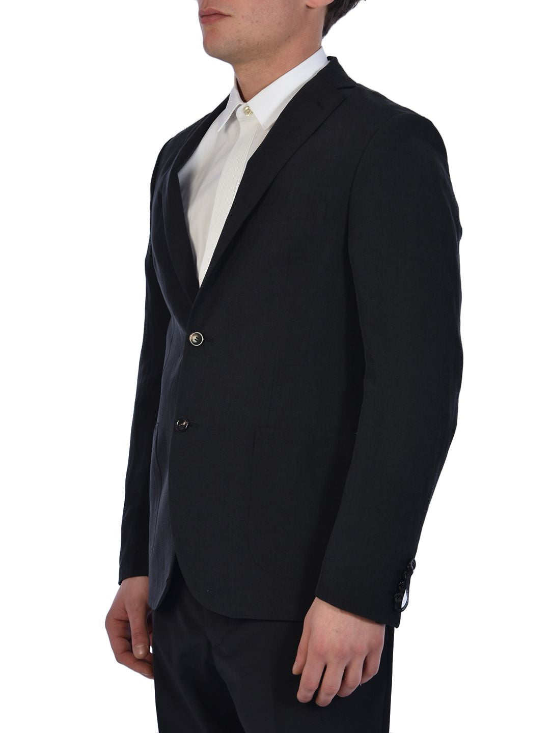 TONELLO Men's Slim Fit Linen-Silk Blazer - Size 48