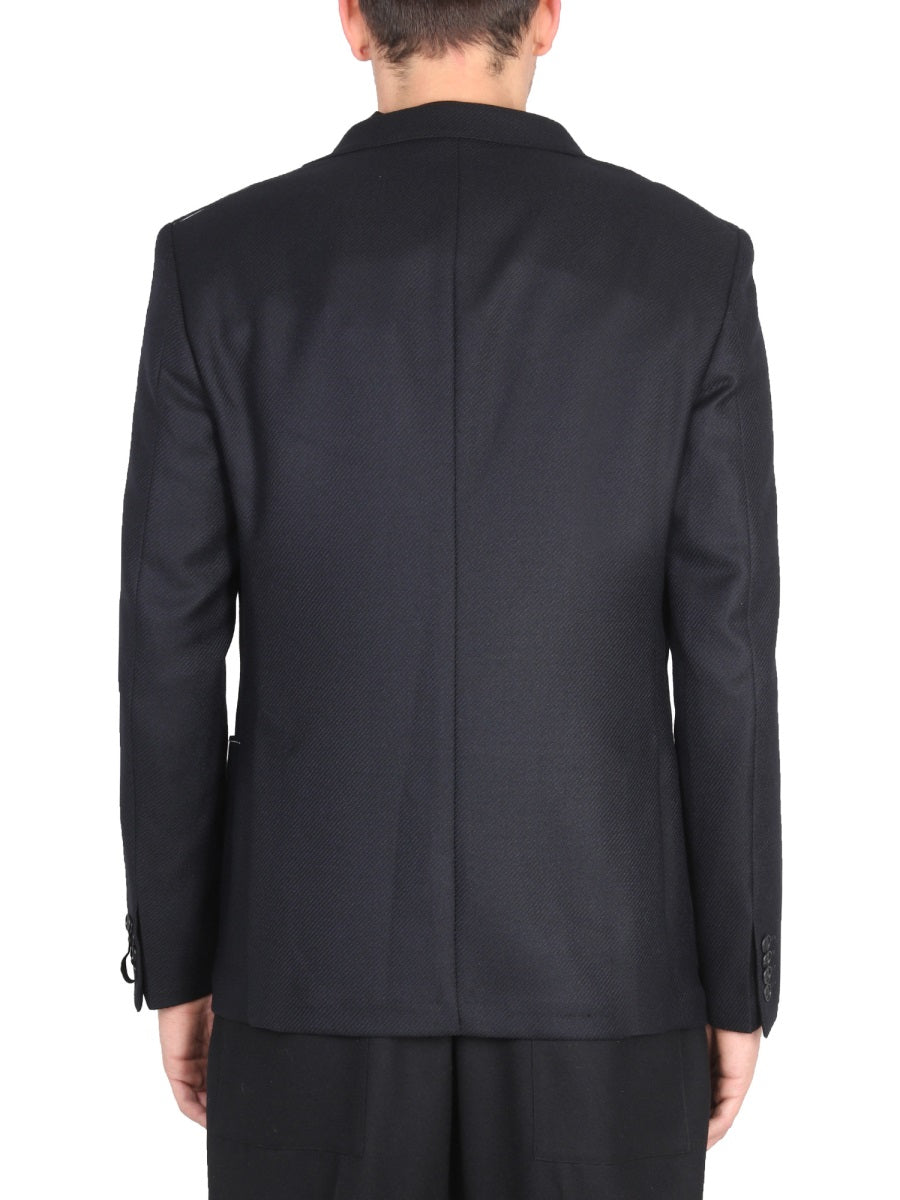 TONELLO Men's Single-Breasted Jacket with Mirror Lapels