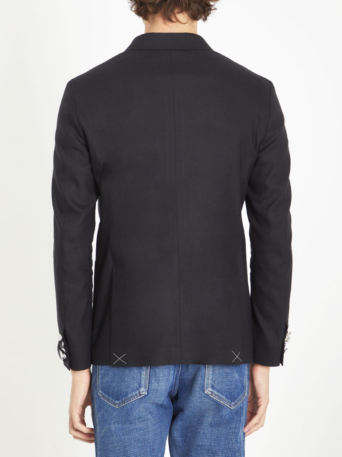 TONELLO Double-Breasted Stretch Jacket in Size IT 50