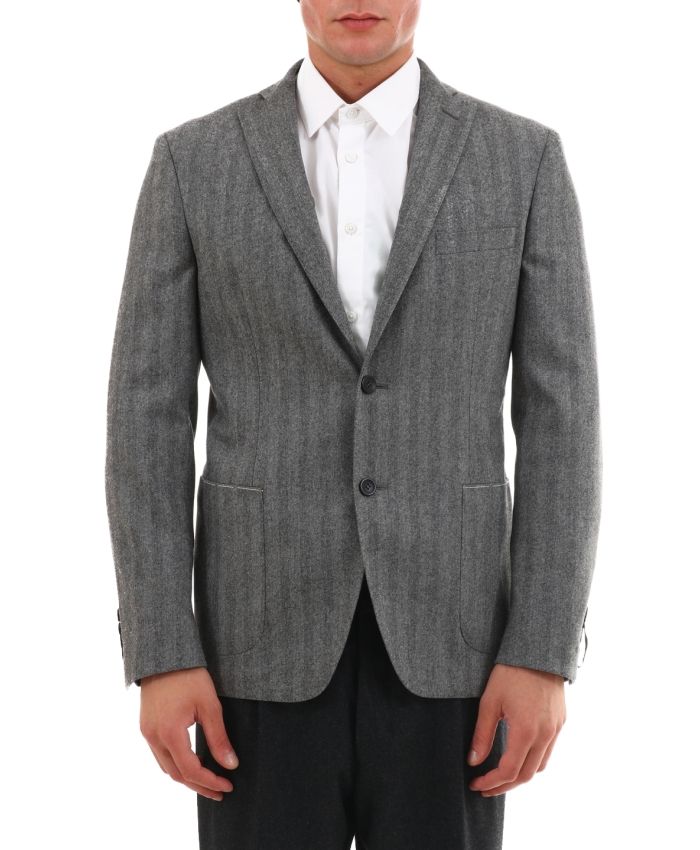 TONELLO Classic Single-Breasted Wool Jacket - Size 48
