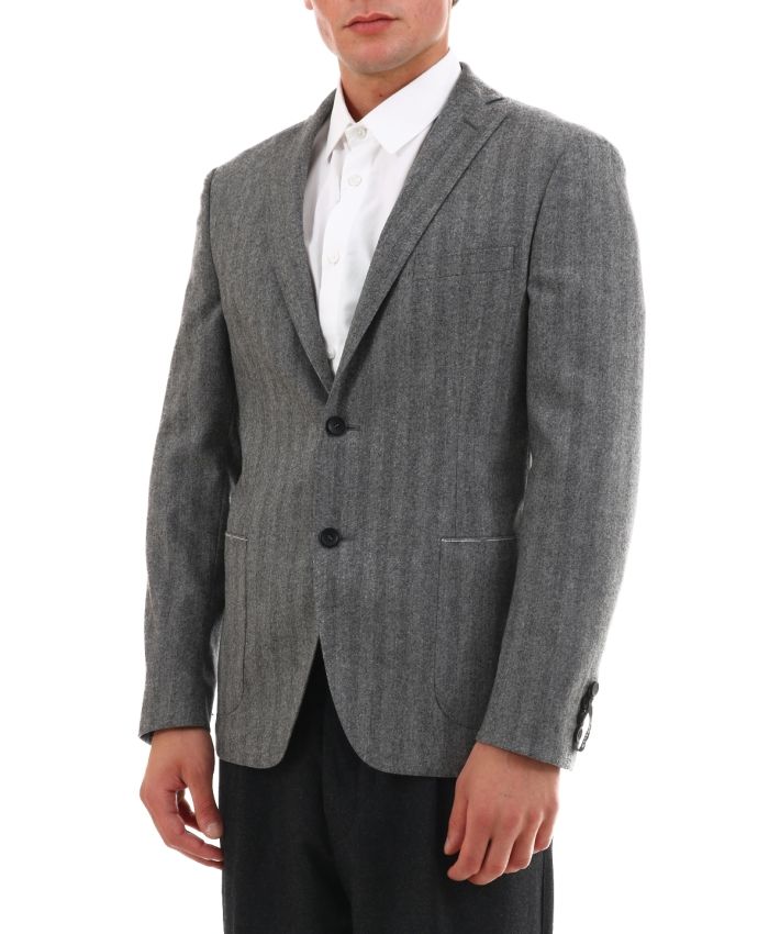 TONELLO Classic Single-Breasted Wool Jacket - Size 48
