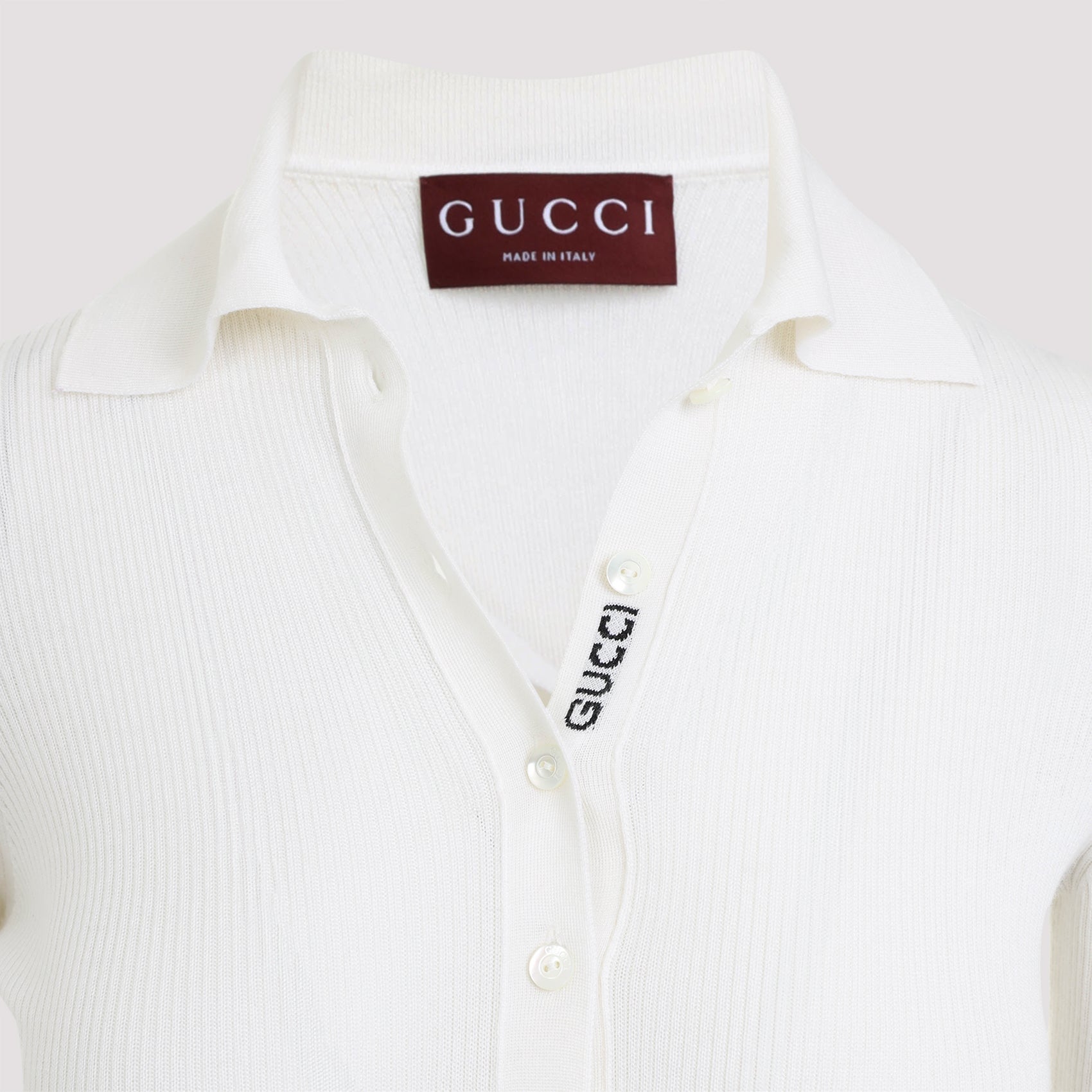 GUCCI Luxury Cashmere Blend Polo Shirt for Men