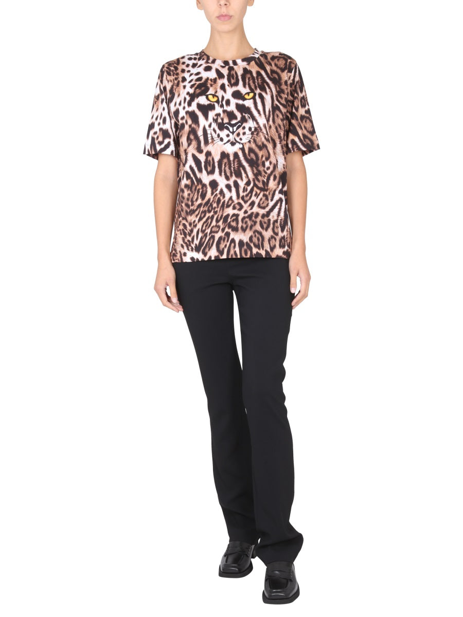 BOUTIQUE MOSCHINO Animal Print T-Shirt for Women