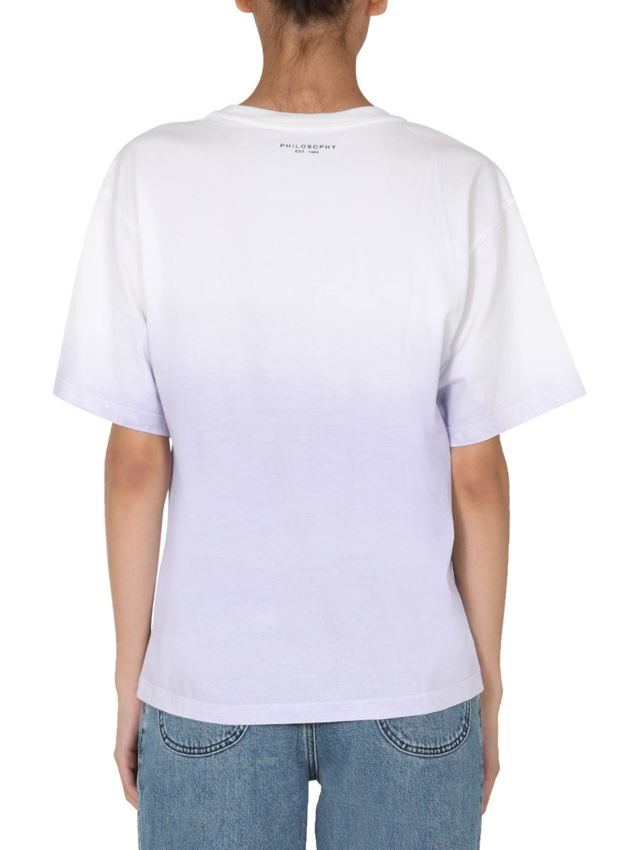 PHILOSOPHY DI LORENZO SERAFINI Classic Crew Neck T-Shirt for Women
