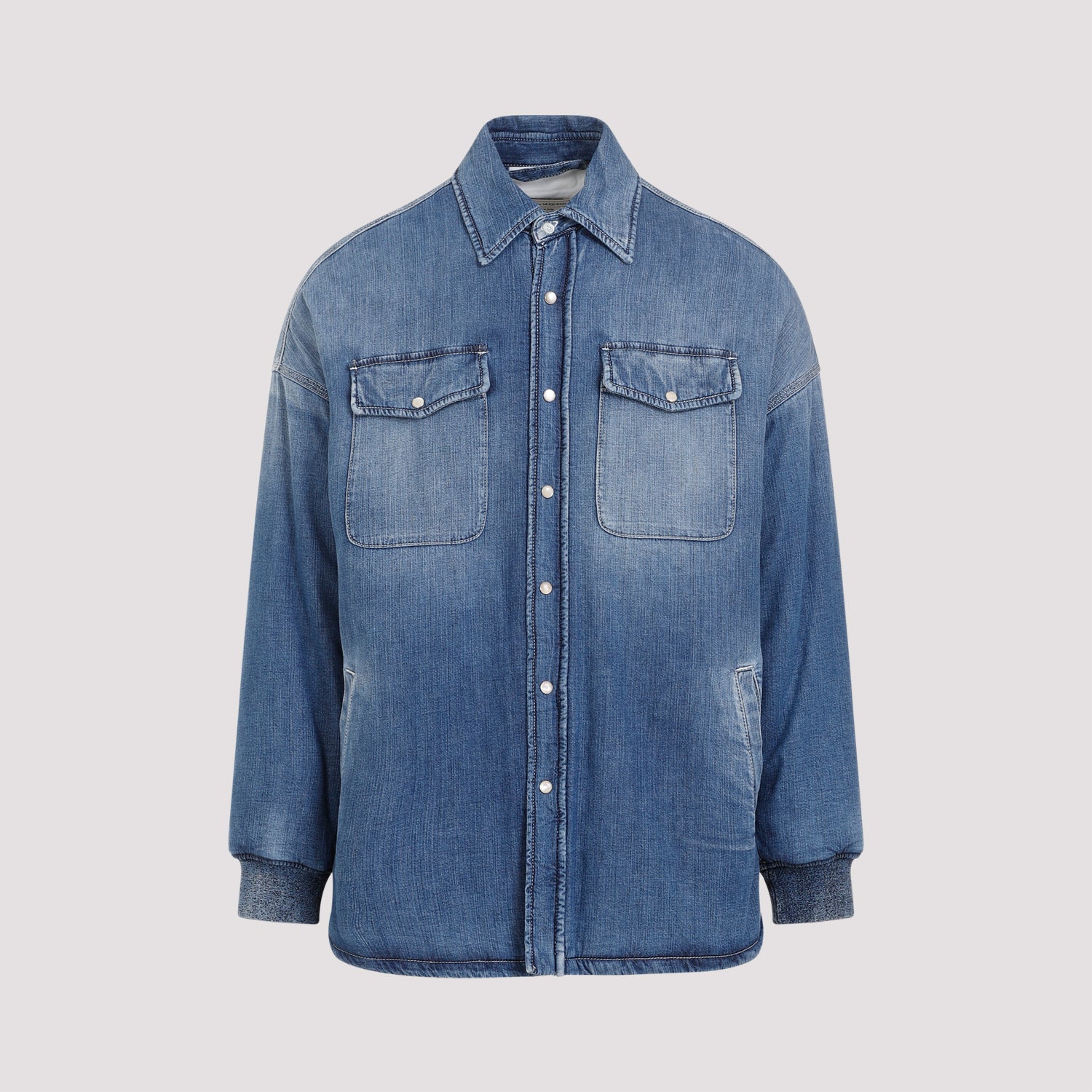 ALEXANDER MCQUEEN Quilted Denim Shirt for Men