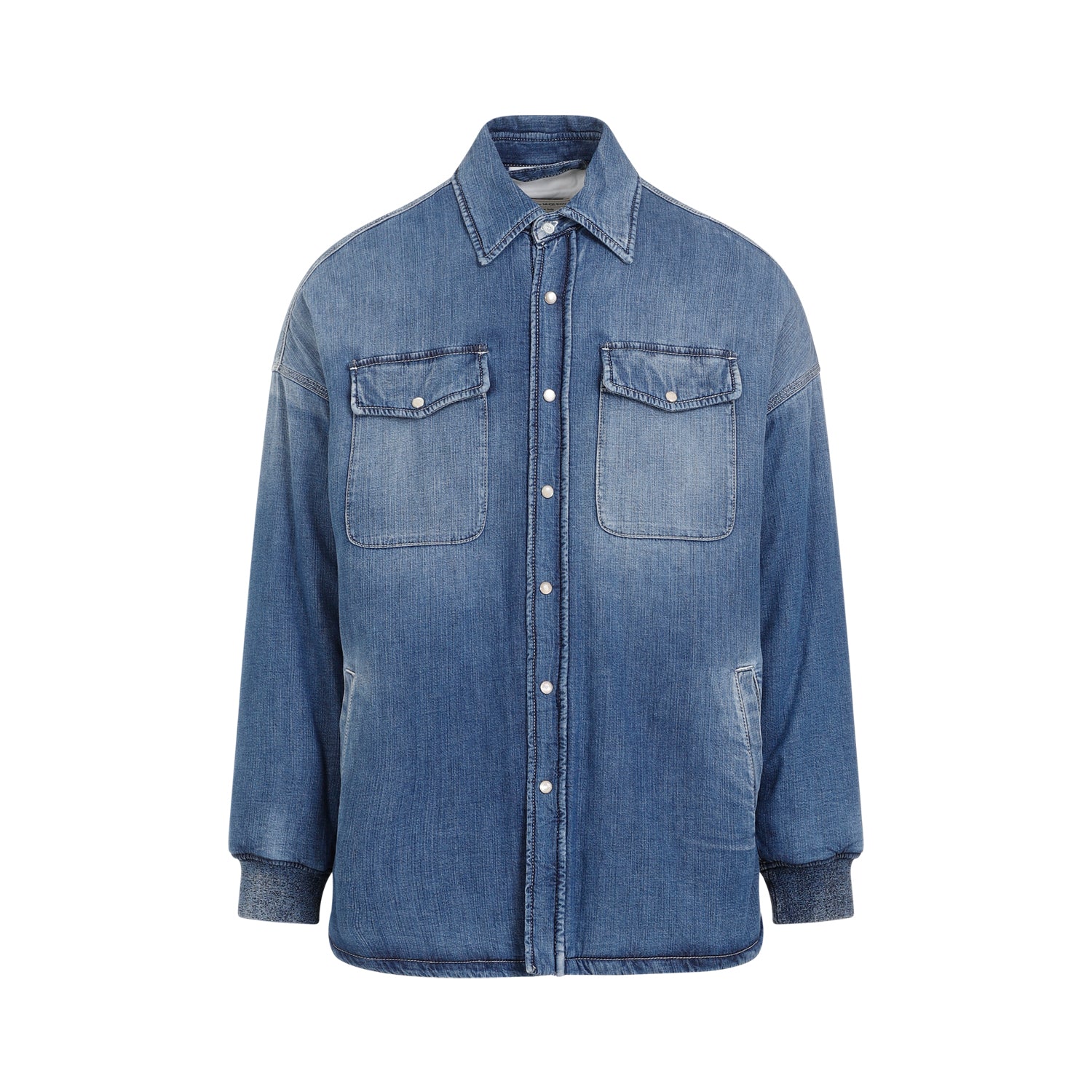ALEXANDER MCQUEEN Quilted Denim Shirt for Men