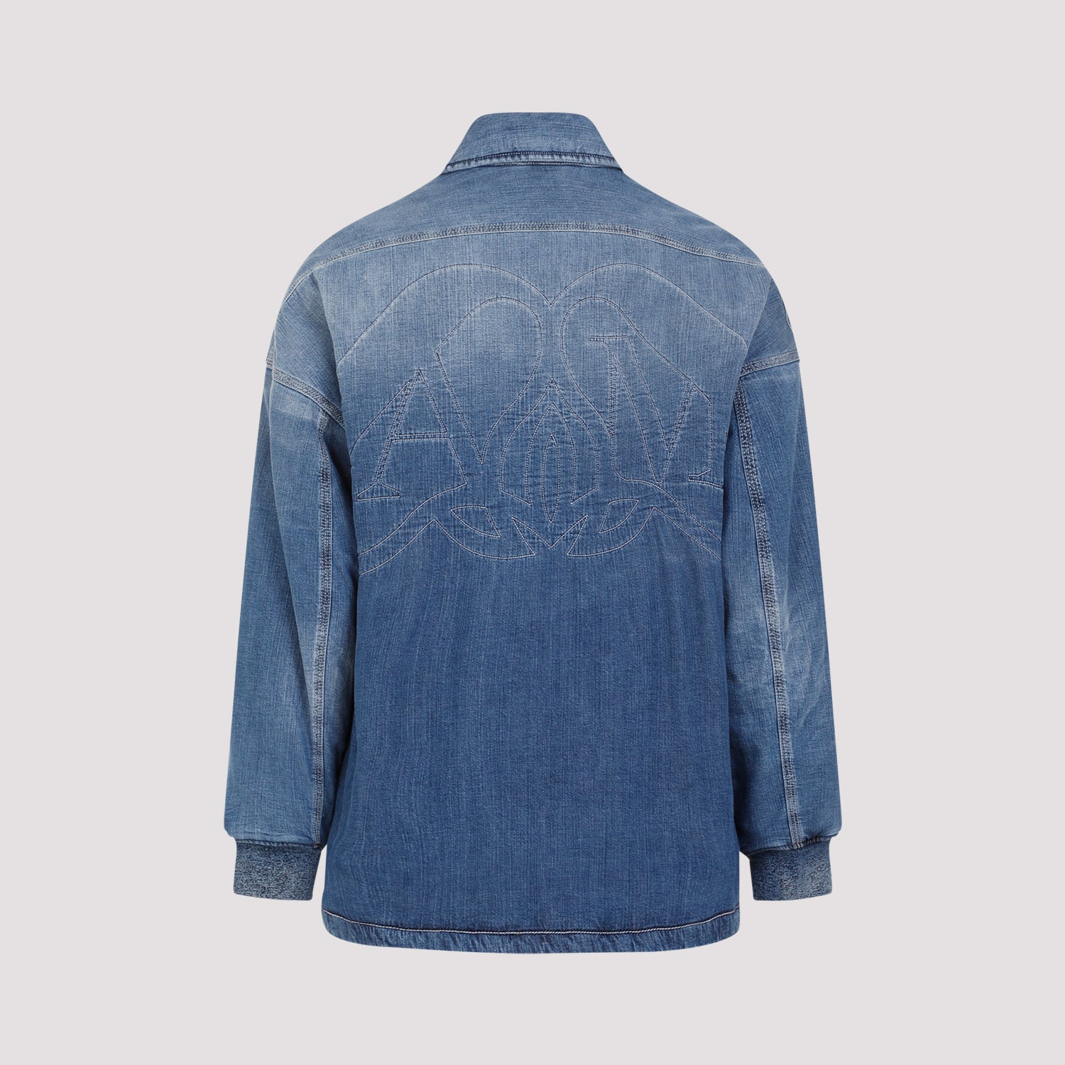 ALEXANDER MCQUEEN Quilted Denim Shirt for Men