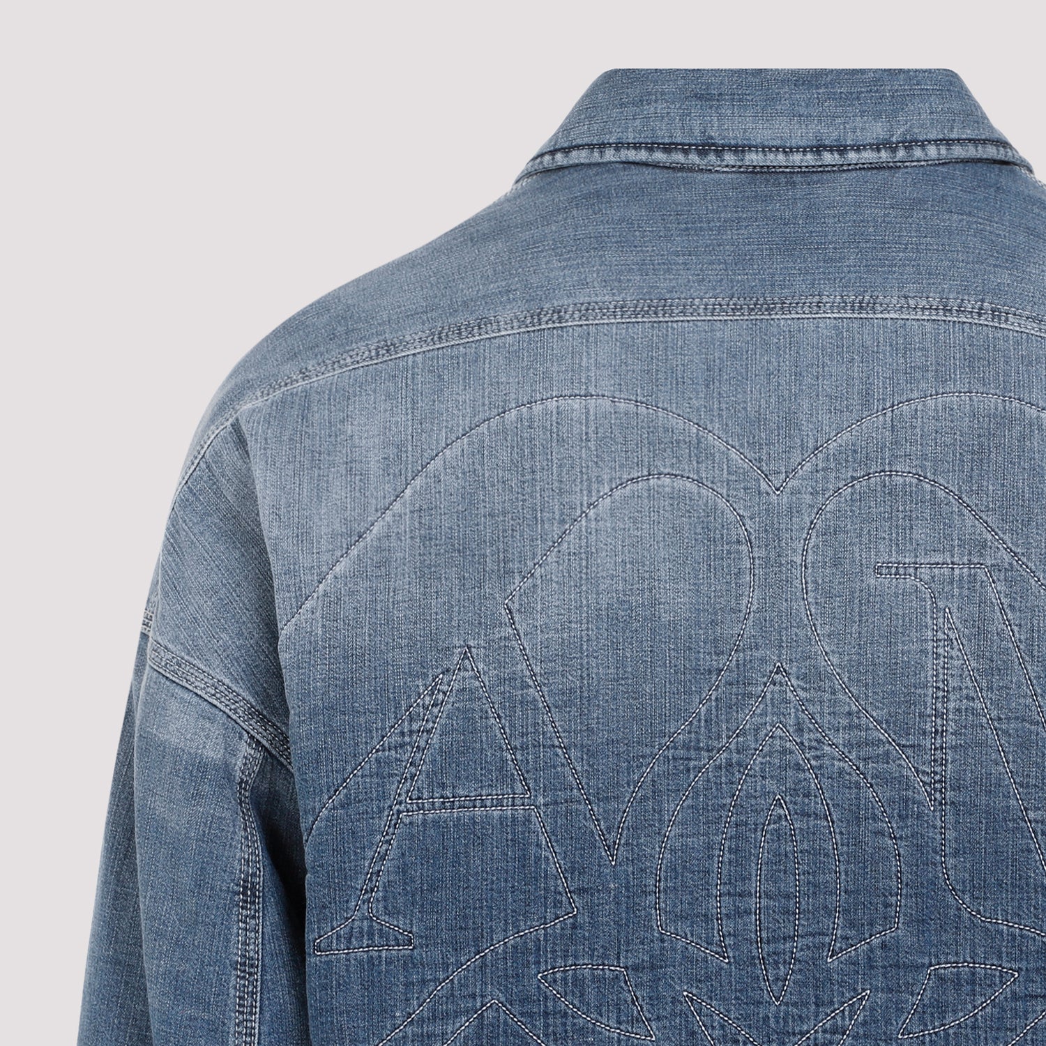 ALEXANDER MCQUEEN Quilted Denim Shirt for Men