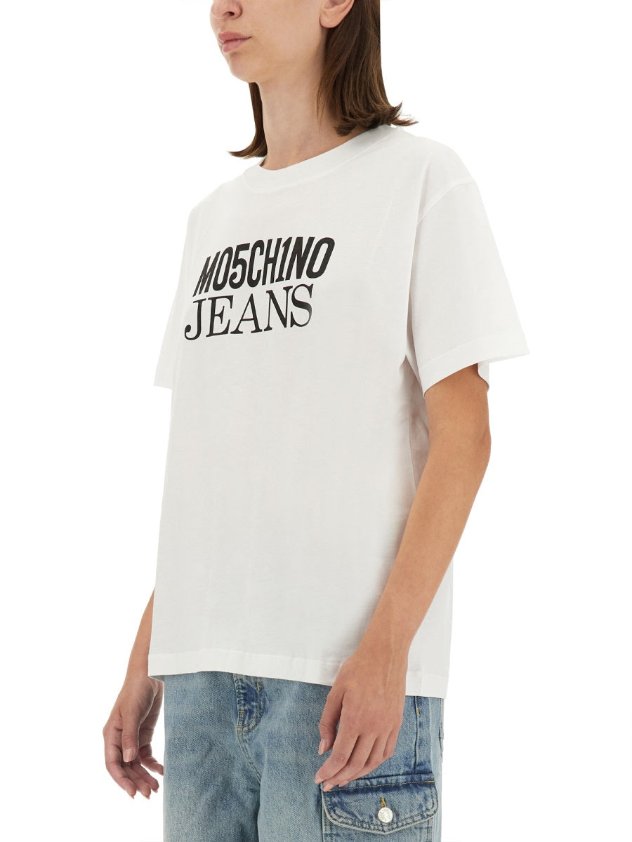 MOSCHINO JEANS Logo Tee - Size L