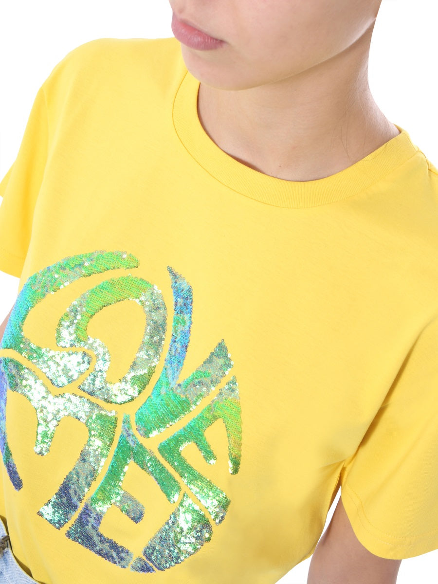 ALBERTA FERRETI Classic Crew Neck T-Shirt