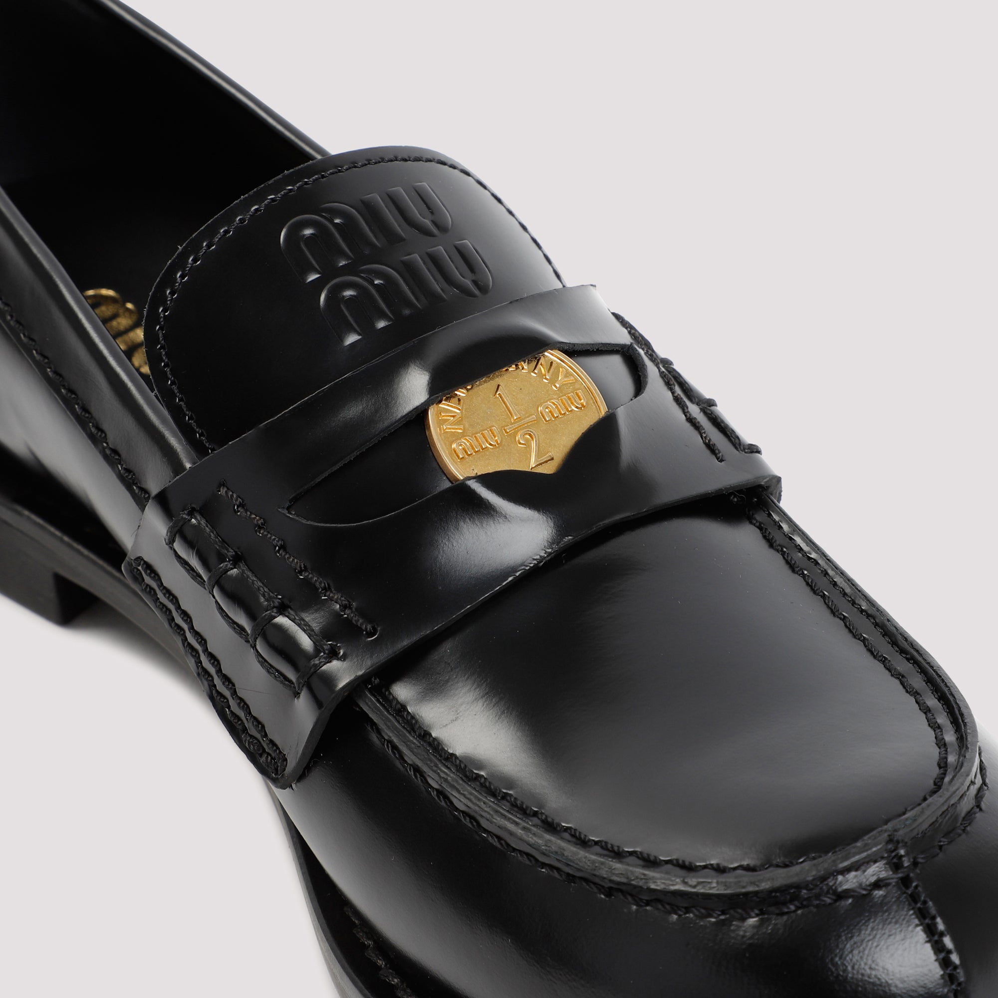 MIU MIU Men's Leather Loafers