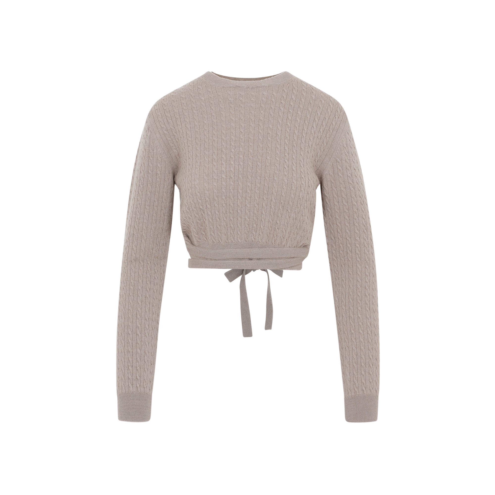 PATOU Curve Link Cropped Jumper