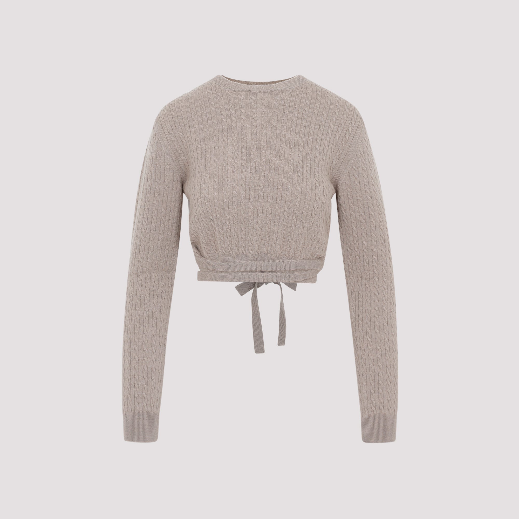 PATOU Curve Link Cropped Jumper