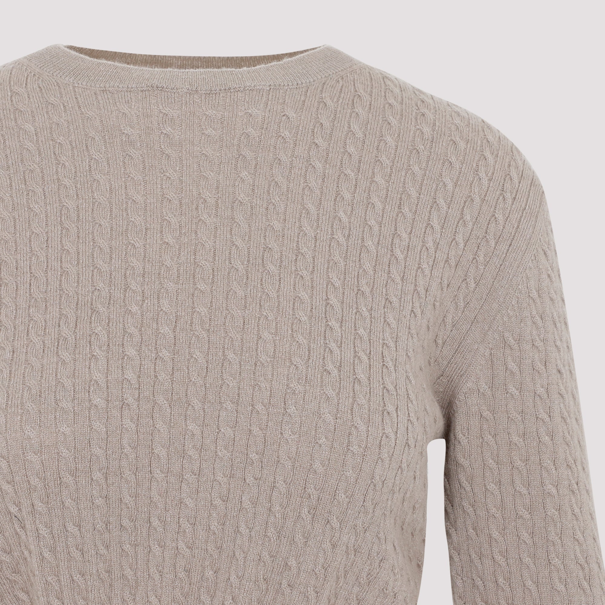 PATOU Curve Link Cropped Jumper