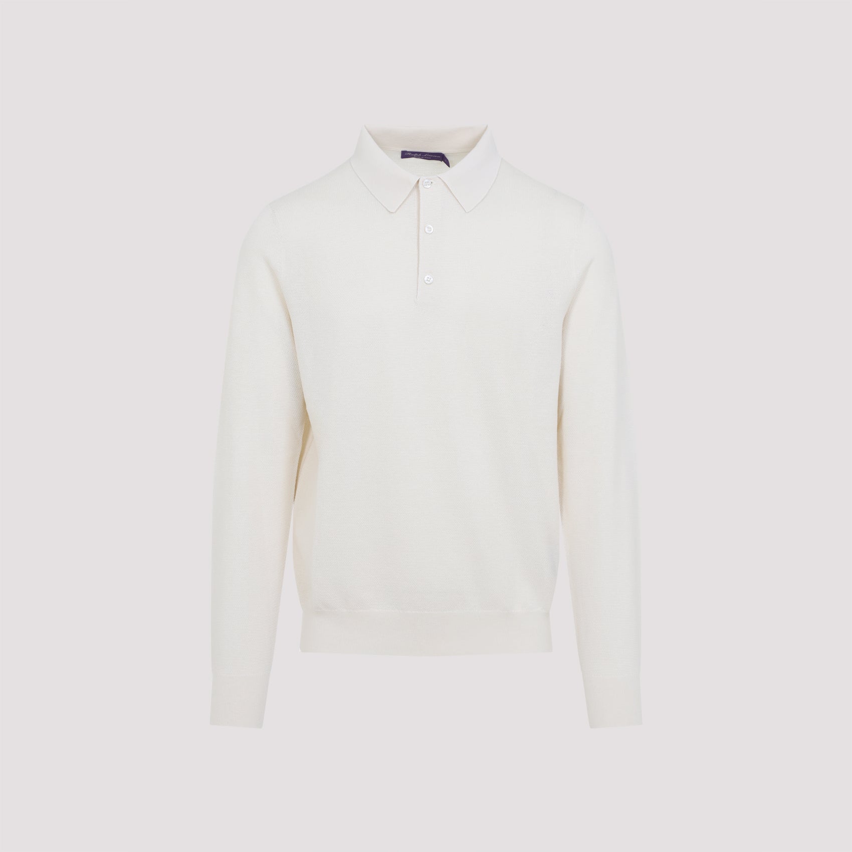 RALPH LAUREN PURPLE LABEL Long Sleeves Polo Knit Sweater for Men