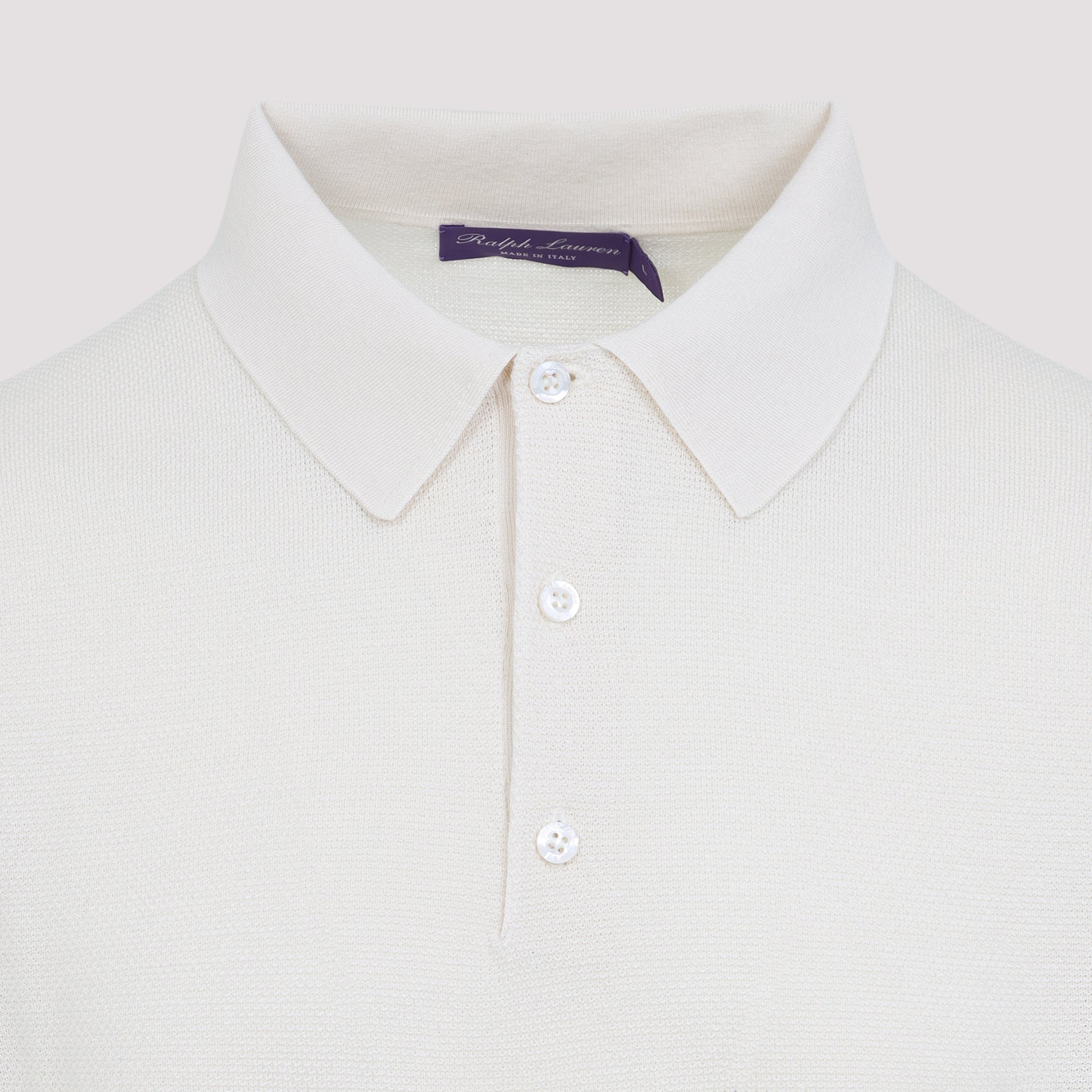 RALPH LAUREN PURPLE LABEL Long Sleeves Polo Knit Sweater for Men