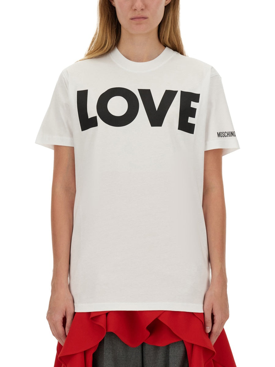 MOSCHINO COUTURE Oversized Logo T-Shirt - Size S
